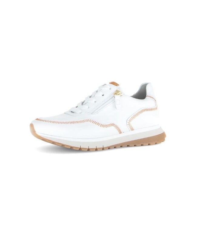 Gabor 66.379-55 weiss  Gabor 66.379-55, sneakers / veterschoenen Direct leverbaar uit de webshop