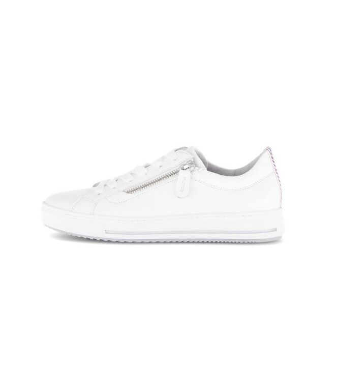 Gabor 66.518-50 weiss  Gabor 66.518-50, sneakers / veterschoenen Direct leverbaar uit de webshop