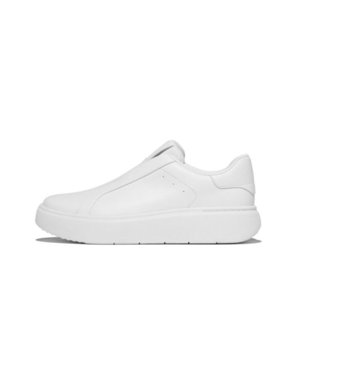 FitFlop Rtg Leather Laceless urban white FitFlop E4T-194, sneakers / veterschoenen Direct leverbaar uit de webshop