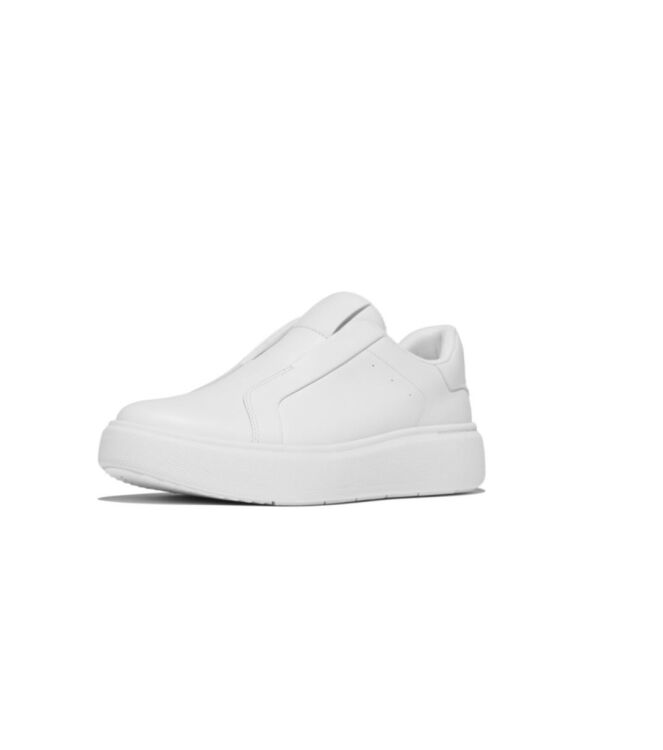 FitFlop Rtg Leather Laceless urban white FitFlop E4T-194, sneakers / veterschoenen Direct leverbaar uit de webshop