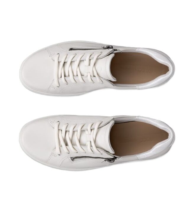 ECCO Soft 7 white ECCO 49055350696, sneakers / veterschoenen Direct leverbaar uit de webshop