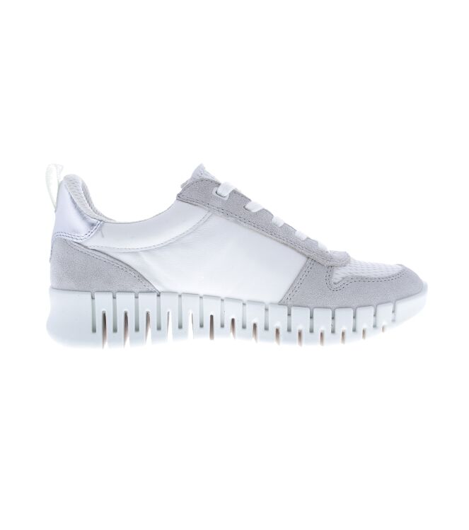 ECCO Gruuv W dual fit shadow white ECCO 21835361534, sneakers / veterschoenen Direct leverbaar uit de webshop