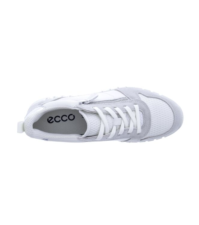 ECCO Gruuv W dual fit shadow white ECCO 21835361534, sneakers / veterschoenen Direct leverbaar uit de webshop