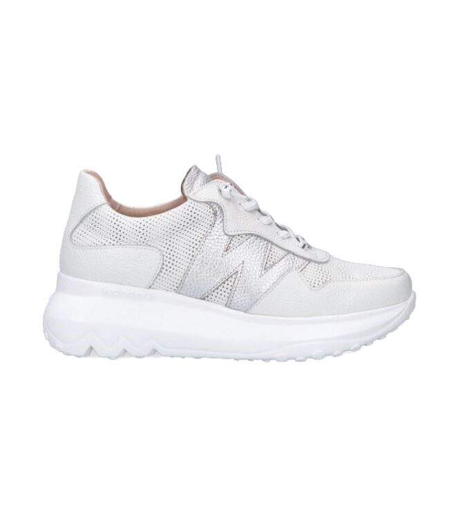 Wonders A-4021 off/plata Wonders A-4021, sneakers / veterschoenen Direct leverbaar uit de webshop
