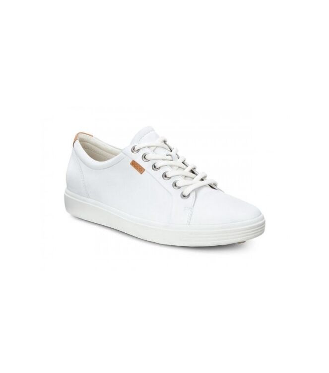 ECCO Soft 7 Ladies white  ECCO 43000301007, sneakers / veterschoenen Direct leverbaar uit de webshop