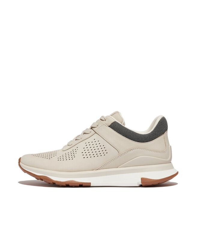 FitFlop Vitamin FFX - Nubuck/Cream cream FitFlop IC9-477, sneakers / veterschoenen Direct leverbaar uit de webshop