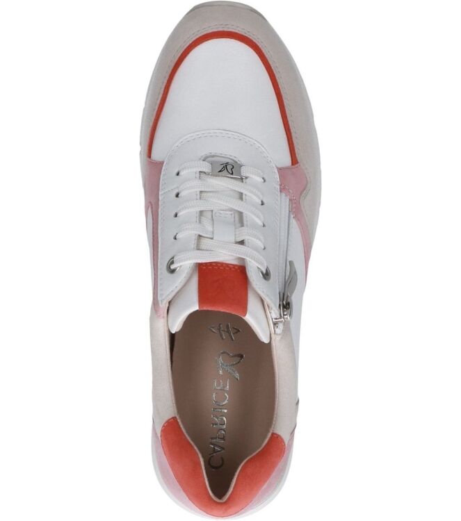 Caprice 9-23724-44-197 white combo Caprice 9-23724-44-197, sneakers / veterschoenen Direct leverbaar uit de webshop
