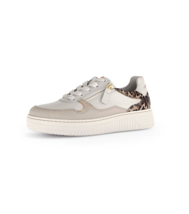 Gabor 66.408-61 off white  Gabor 66.408-61, sneakers / veterschoenen Direct leverbaar uit de webshop