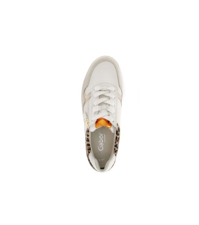 Gabor 66.408-61 off white  Gabor 66.408-61, sneakers / veterschoenen Direct leverbaar uit de webshop
