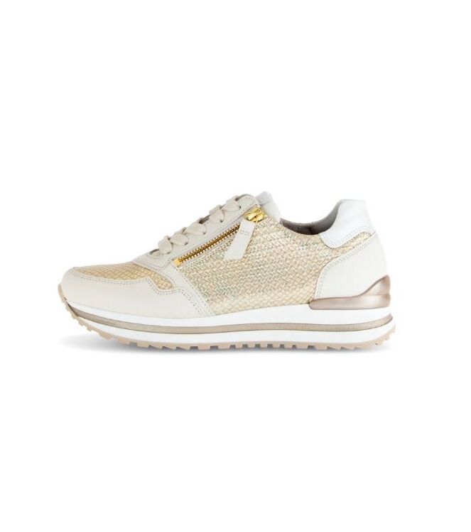 Gabor 66.528-63 latte  Gabor 66.528-63, sneakers / veterschoenen Direct leverbaar uit de webshop