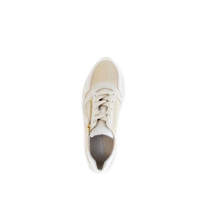 Gabor 66.528-63 latte  Gabor 66.528-63, sneakers / veterschoenen Direct leverbaar uit de webshop