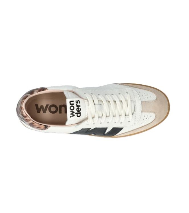 Wonders AP-2001 beig/off Wonders AP-2001, sneakers / veterschoenen Direct leverbaar uit de webshop