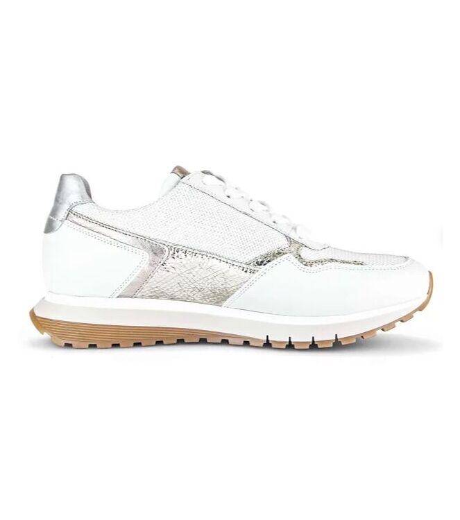 Gabor 86.378-62 weiss/silber Gabor 86.378-62, sneakers / veterschoenen Direct leverbaar uit de webshop