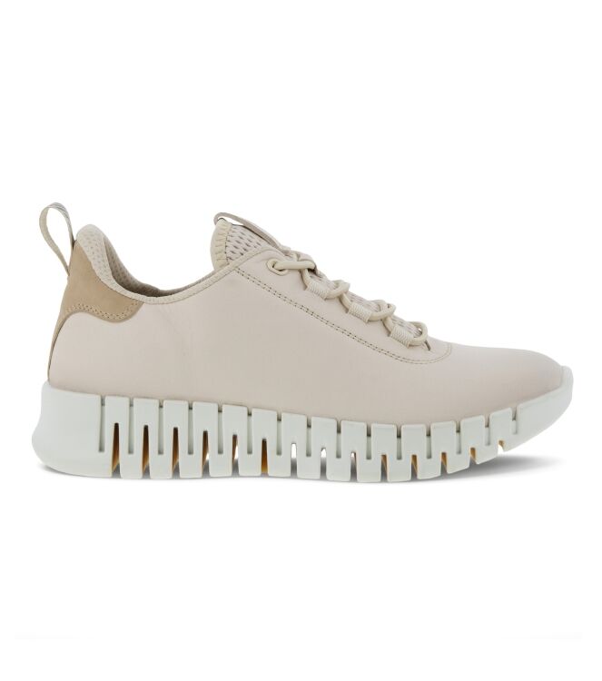 ECCO Gruuv W Dual Fit limestone  ECCO 21820360720, sneakers / veterschoenen Direct leverbaar uit de webshop