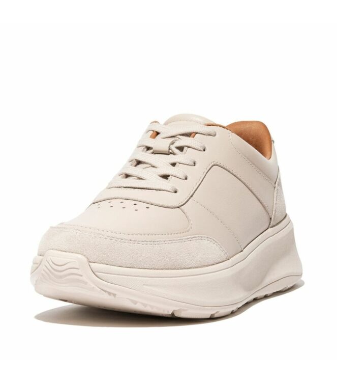 FitFlop F-Mode Flatform Sneakers stone beige  FitFlop FR1-A20, sneakers / veterschoenen Direct leverbaar uit de webshop