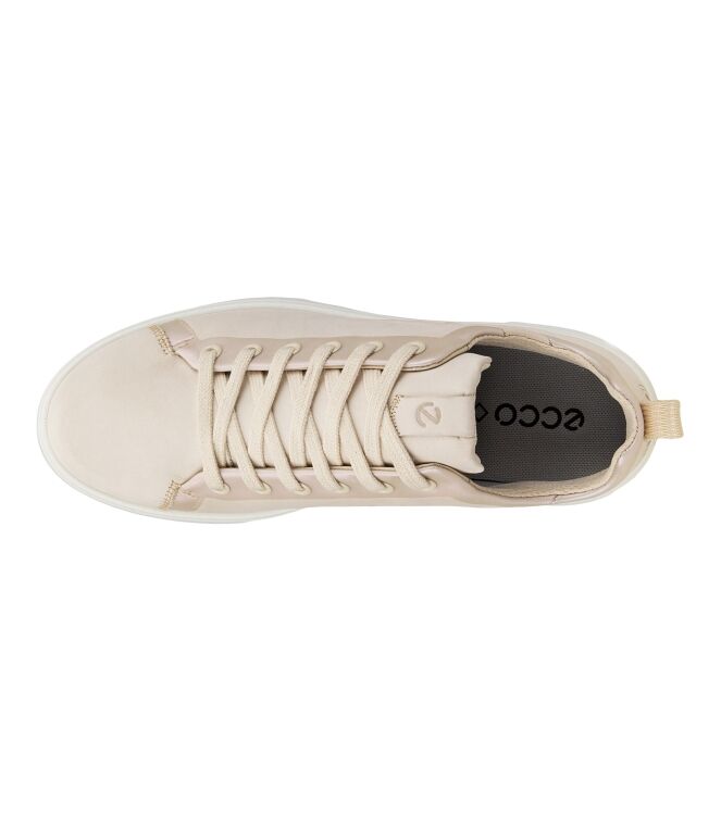 ECCO street 720 W dual fit limestone  ECCO 20975359113, sneakers / veterschoenen Direct leverbaar uit de webshop