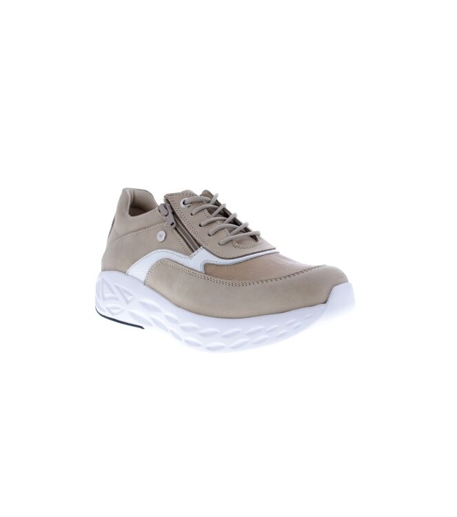 Wolky Vitality S2F stretch & Leather beige  Wolky 0570390-390, sneakers / veterschoenen Direct leverbaar uit de webshop