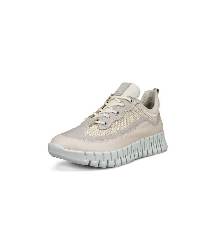 ECCO Gruuv W Dual Fit limestone  ECCO 21834361403, sneakers / veterschoenen Direct leverbaar uit de webshop