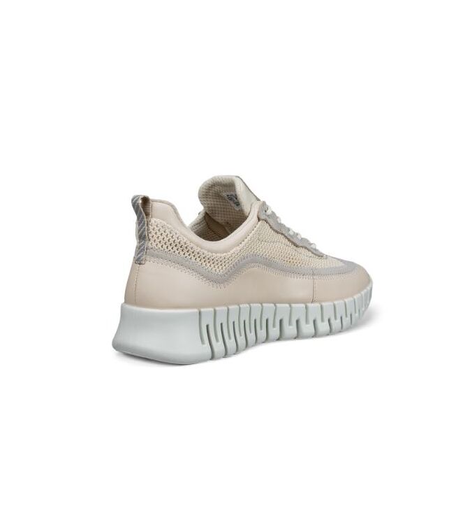 ECCO Gruuv W Dual Fit limestone  ECCO 21834361403, sneakers / veterschoenen Direct leverbaar uit de webshop