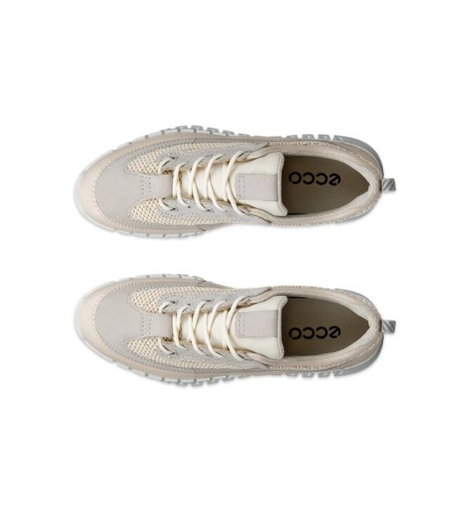 ECCO Gruuv W Dual Fit limestone  ECCO 21834361403, sneakers / veterschoenen Direct leverbaar uit de webshop
