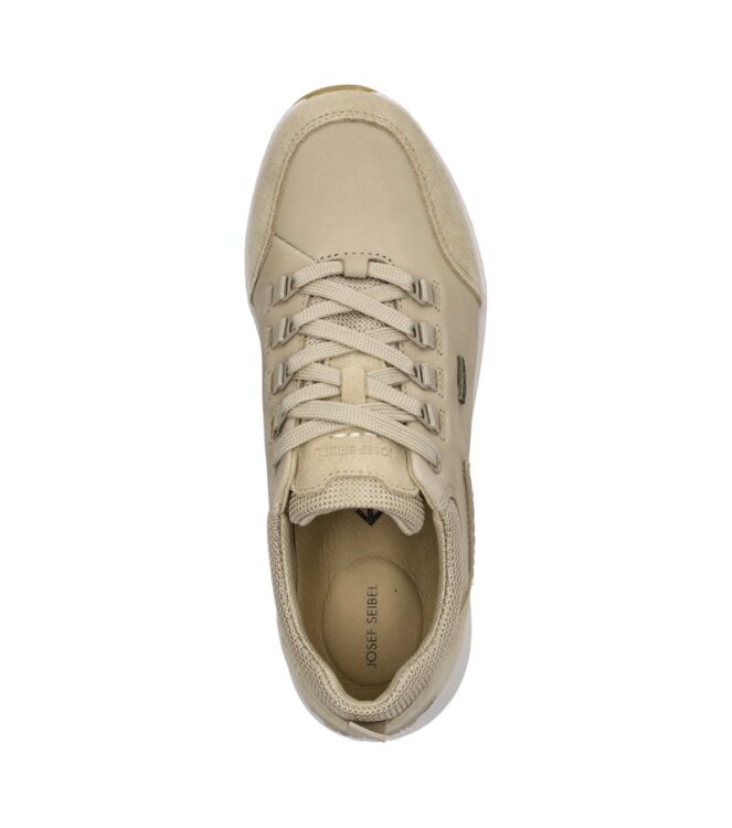 Josef Seibel Elli 50 TopDryTex beige  Josef Seibel 96250.TE918.200, sneakers / veterschoenen Direct leverbaar uit de webshop