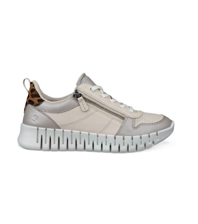 ECCO Gruuv W dual fit pure cashmere foil ECCO 21835361573, sneakers / veterschoenen Direct leverbaar uit de webshop