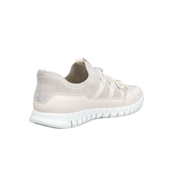 ECCO Gruuv Lite W limestone ECCO 24630361403, sneakers / veterschoenen Direct leverbaar uit de webshop