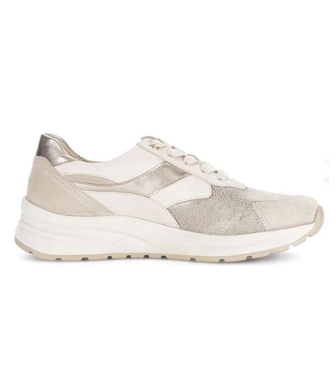 Gabor 86.597-34 oasi/creme/puder Gabor 86.597-34, sneakers / veterschoenen Direct leverbaar uit de webshop