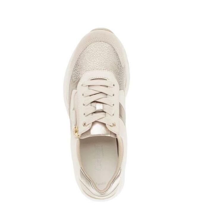 Gabor 86.597-34 oasi/creme/puder Gabor 86.597-34, sneakers / veterschoenen Direct leverbaar uit de webshop