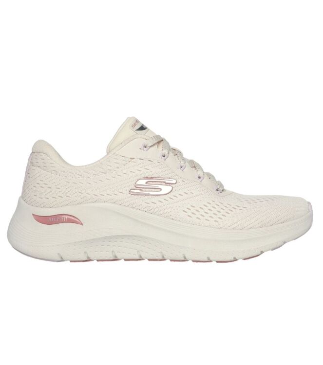 Skechers Arch Fit 2.0 natuurlijk/multi Skechers 150051-NTMT, sneakers / veterschoenen Direct leverbaar uit de webshop