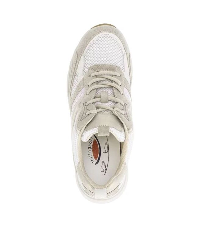 Gabor Rollingsoft 86.986-23 weiss/oasi kombi Gabor Rollingsoft 86.986-23, sneakers / veterschoenen Direct leverbaar uit de webshop