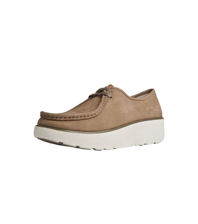 FitFlop Loaff Lace-UP Moc timberwolf  FitFlop 527-326, sneakers / veterschoenen Direct leverbaar uit de webshop
