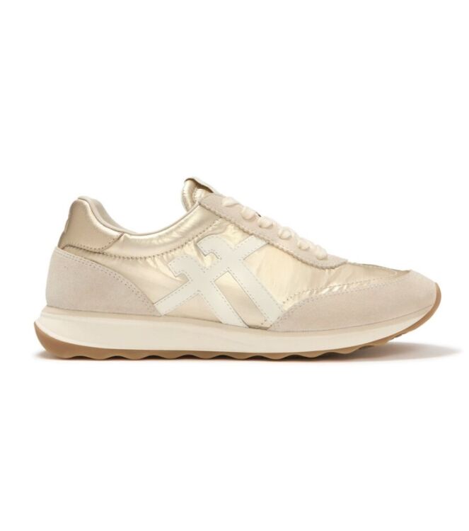 FitFlop Retro-Q platino FitFlop A5Q-675, sneakers / veterschoenen Direct leverbaar uit de webshop