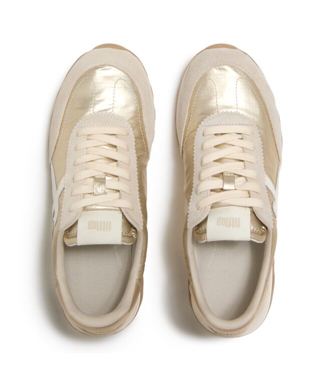 FitFlop Retro-Q platino FitFlop A5Q-675, sneakers / veterschoenen Direct leverbaar uit de webshop