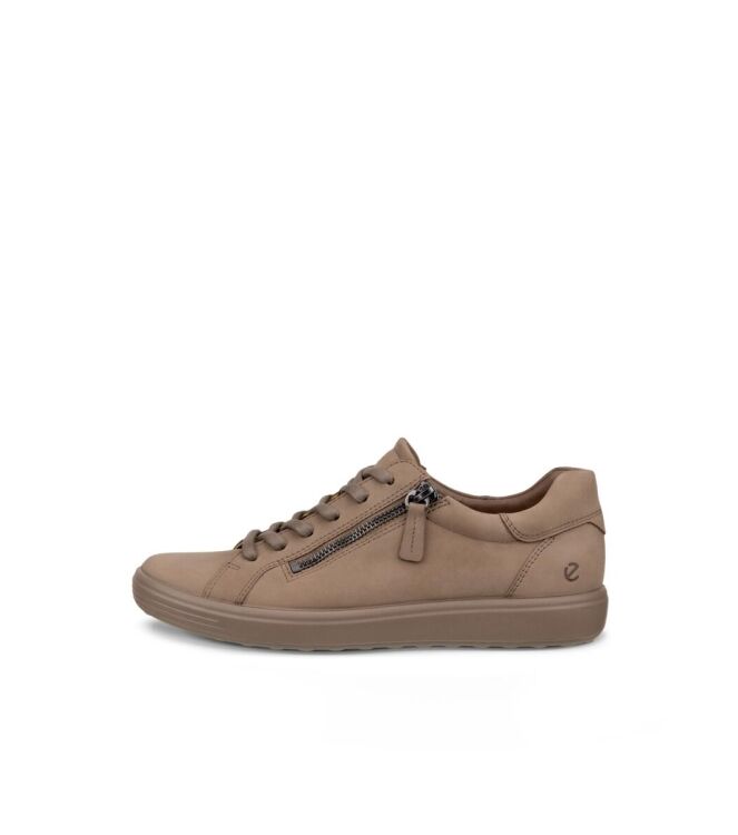 ECCO Soft 7 W taupe  ECCO 49055360418, sneakers / veterschoenen Direct leverbaar uit de webshop