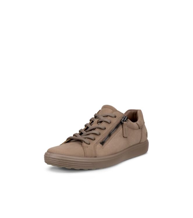 ECCO Soft 7 W taupe  ECCO 49055360418, sneakers / veterschoenen Direct leverbaar uit de webshop