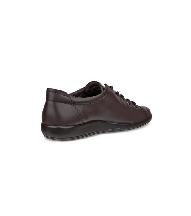 ECCO Soft 2.0 mocha  ECCO 20650301178, sneakers / veterschoenen Direct leverbaar uit de webshop