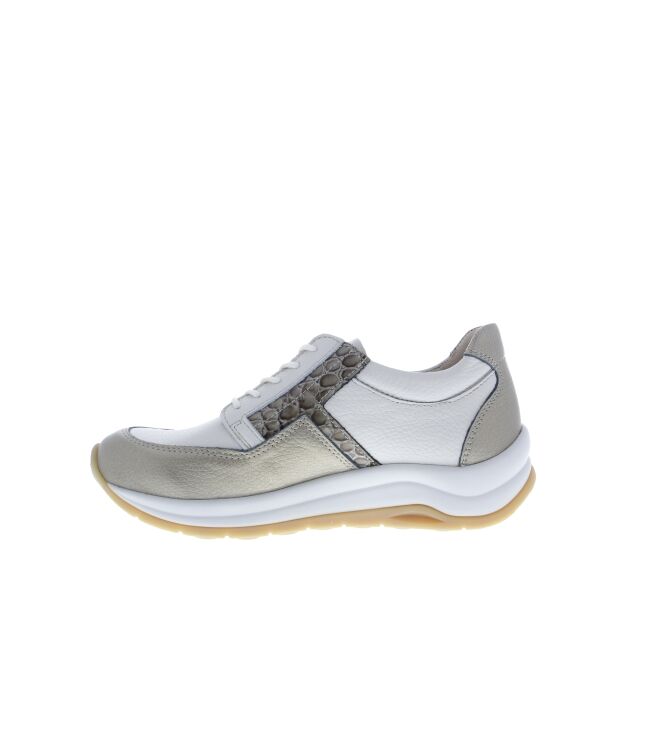Wolky Comrie Torello offwhite gold  Wolky 0097992-124, sneakers / veterschoenen Direct leverbaar uit de webshop