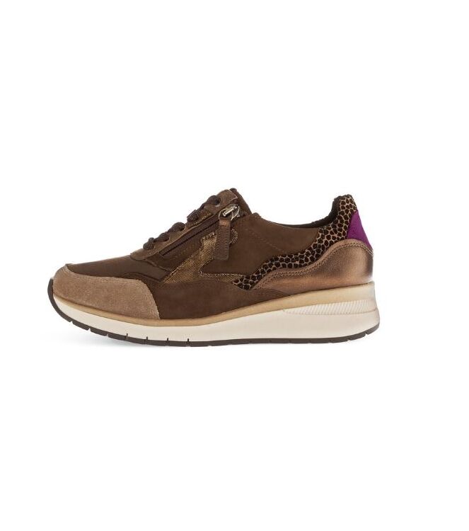 Gabor 56.306-63 espresso  Gabor 56.306-63, sneakers / veterschoenen Direct leverbaar uit de webshop