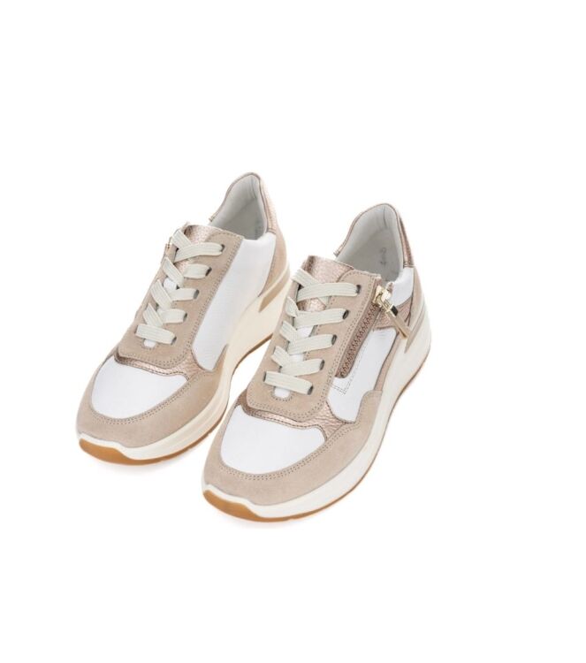 Ara Garda sand  Ara 1257702-25, sneakers / veterschoenen Direct leverbaar uit de webshop