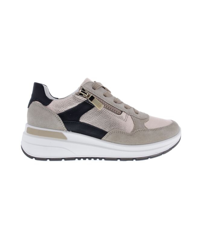 Ara Garda sand  Ara 1257702-98, sneakers / veterschoenen Direct leverbaar uit de webshop