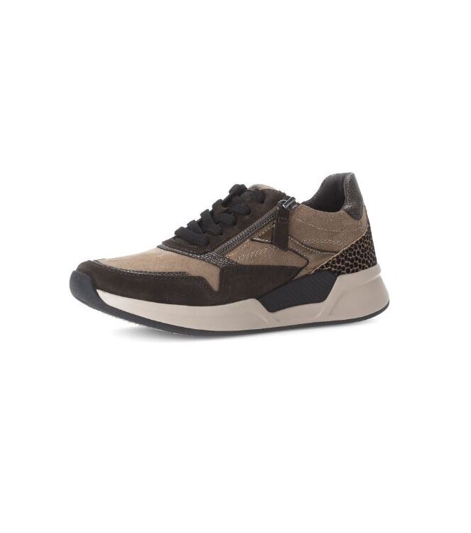 Gabor Rollingsoft 76.957-45 nut/brown/bronce  Gabor Rollingsoft 76.957-45, sneakers / veterschoenen Direct leverbaar uit de webshop