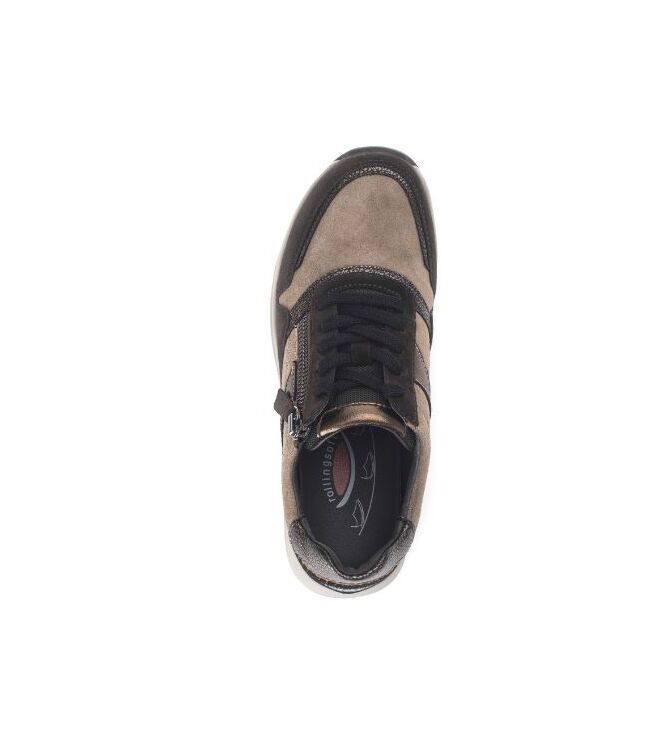 Gabor Rollingsoft 76.957-45 nut/brown/bronce  Gabor Rollingsoft 76.957-45, sneakers / veterschoenen Direct leverbaar uit de webshop