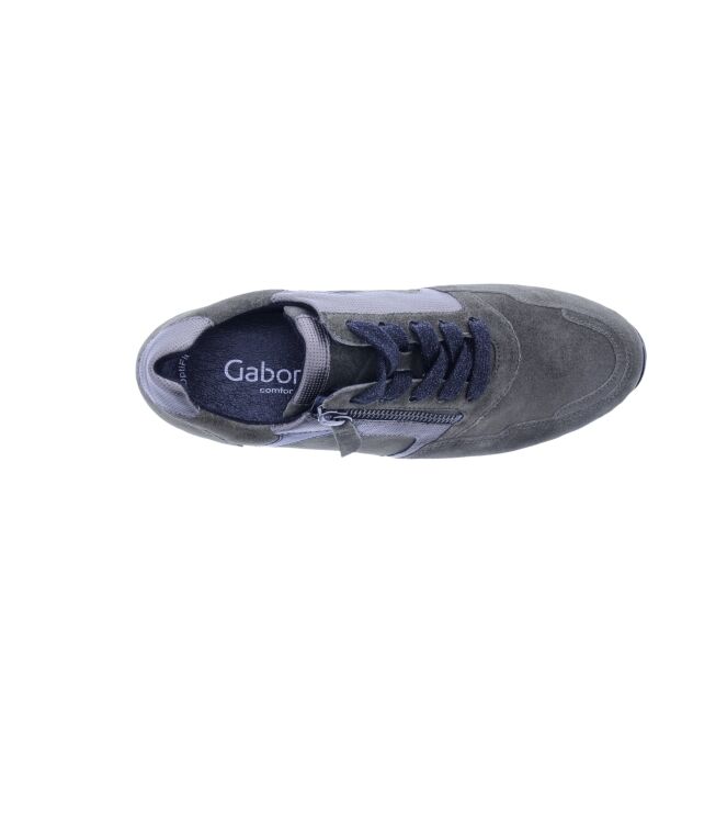 Gabor 56.438-33 olive  Gabor 56.438-33, sneakers / veterschoenen Direct leverbaar uit de webshop