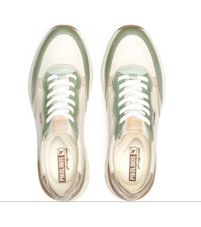 Pikolinos arrecife mint green  Pikolinos W1M-6625C3, sneakers / veterschoenen Direct leverbaar uit de webshop