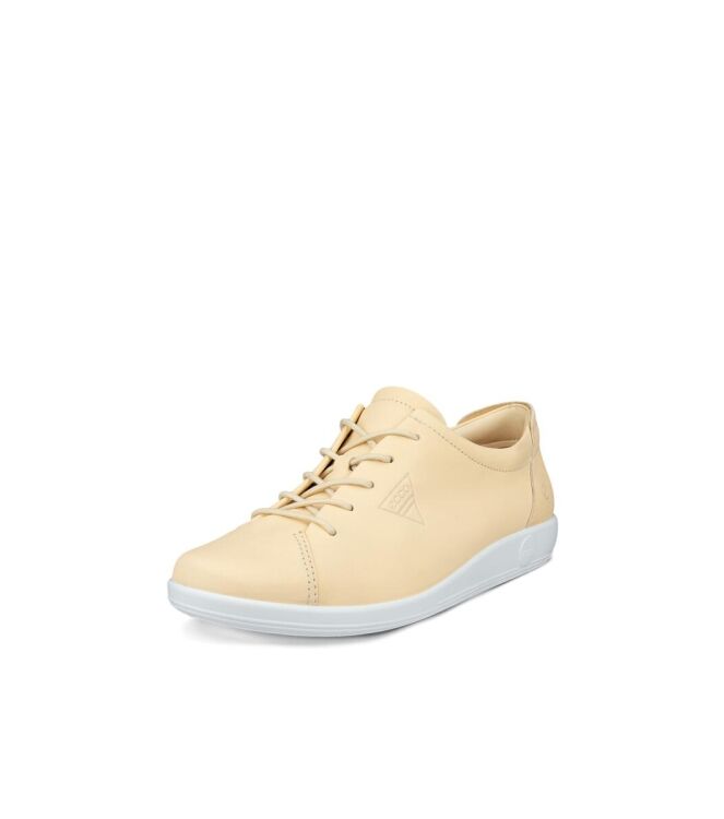 ECCO Soft 2.0 straw  ECCO 20658301710, sneakers / veterschoenen Direct leverbaar uit de webshop