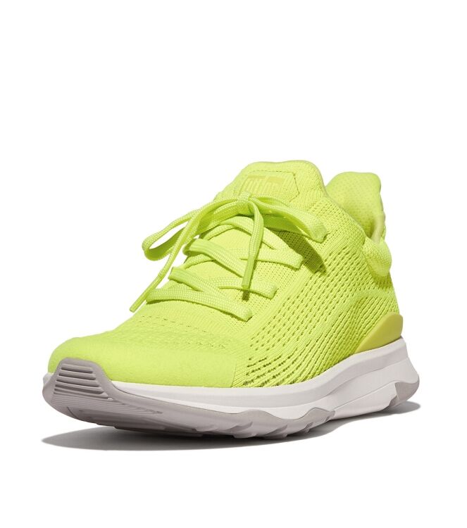 FitFlop Vitamin Ffx Knit Sports Sneakers electric yellow  FitFlop FS2-A26, sneakers / veterschoenen Direct leverbaar uit de webshop