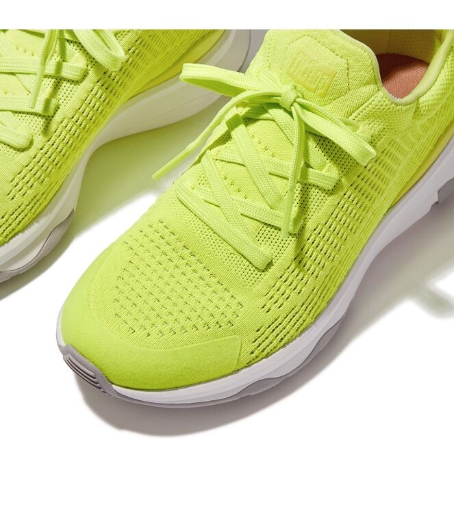 FitFlop Vitamin Ffx Knit Sports Sneakers electric yellow  FitFlop FS2-A26, sneakers / veterschoenen Direct leverbaar uit de webshop