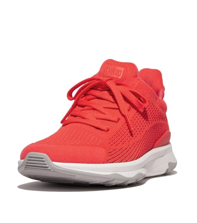FitFlop Vitamin Ffx Knit Sports Sneakers neon orange  FitFlop FS2-694, sneakers / veterschoenen Direct leverbaar uit de webshop