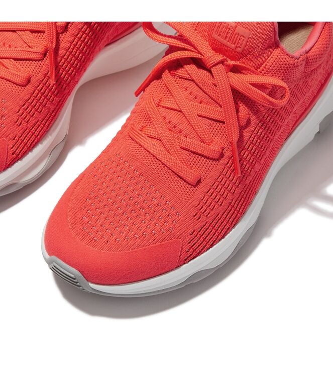 FitFlop Vitamin Ffx Knit Sports Sneakers neon orange  FitFlop FS2-694, sneakers / veterschoenen Direct leverbaar uit de webshop
